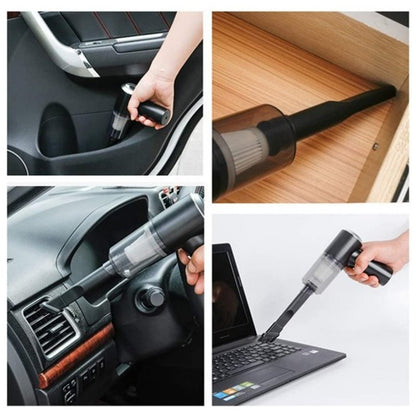 PowerClean Mini kézi porszívó – USB töltős, 9 tartozékkal, autóhoz és otthonra