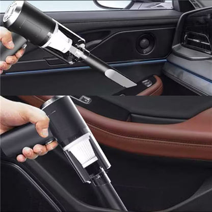 PowerClean Mini kézi porszívó – USB töltős, 9 tartozékkal, autóhoz és otthonra